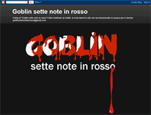 Tablet Screenshot of goblinsettenoteinrosso.blogspot.com