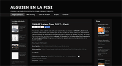 Desktop Screenshot of alguienenlafisi.blogspot.com