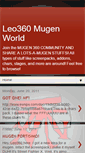Mobile Screenshot of 360mugenworld.blogspot.com