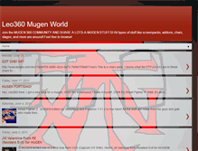 Tablet Screenshot of 360mugenworld.blogspot.com
