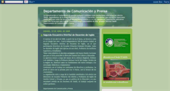 Desktop Screenshot of departamentodeprensa.blogspot.com