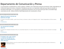 Tablet Screenshot of departamentodeprensa.blogspot.com
