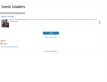 Tablet Screenshot of iconicleaders.blogspot.com