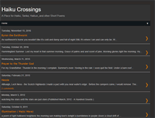 Tablet Screenshot of haikucrossings.blogspot.com