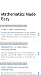 Mobile Screenshot of mathematicsmadeeasyforall.blogspot.com