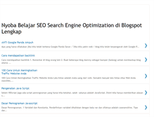 Tablet Screenshot of belajarseo-search-engine-optimization.blogspot.com