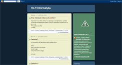 Desktop Screenshot of ng9-fundacja-primus.blogspot.com