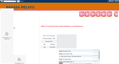 Desktop Screenshot of mybahasamelayu.blogspot.com