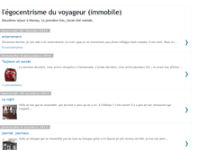 Tablet Screenshot of egocentrismeduvoyageur.blogspot.com