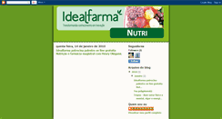 Desktop Screenshot of idealfarmanutricao.blogspot.com