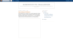 Desktop Screenshot of collectiveintelligenceblog.blogspot.com