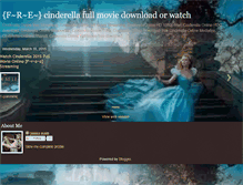 Tablet Screenshot of cinderellafullmoviefree.blogspot.com