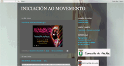 Desktop Screenshot of iniciacionaomovemento.blogspot.com
