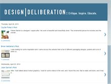 Tablet Screenshot of design-deliberation.blogspot.com