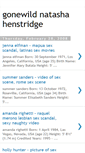 Mobile Screenshot of gonewildnatashahenstridge.blogspot.com