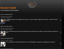 Tablet Screenshot of beisbolvolatil.blogspot.com