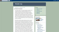 Desktop Screenshot of nimetonmaa.blogspot.com