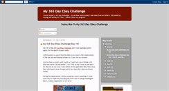 Desktop Screenshot of my365dayebaychallenge.blogspot.com
