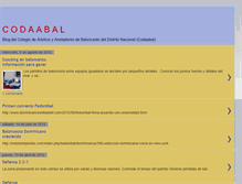Tablet Screenshot of colegioarbitrosdeldistritonacional.blogspot.com