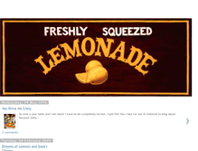 Tablet Screenshot of lemonsandlife.blogspot.com
