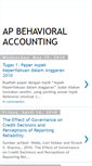 Mobile Screenshot of apbehavioralaccounting.blogspot.com