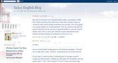 Desktop Screenshot of mydiary-english.blogspot.com