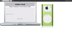 Desktop Screenshot of hiddennook.blogspot.com
