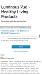 Mobile Screenshot of luminousvue-healthyliving.blogspot.com
