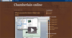 Desktop Screenshot of chamberlainintheclass.blogspot.com