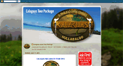 Desktop Screenshot of calaguastourpackage.blogspot.com