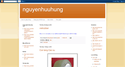 Desktop Screenshot of nguyenhuuhung1971.blogspot.com