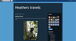 Desktop Screenshot of heather-heatherstravels.blogspot.com