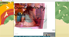 Desktop Screenshot of crumbsundermytable.blogspot.com