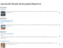 Tablet Screenshot of escaladalapaz.blogspot.com