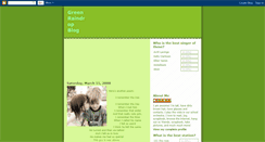 Desktop Screenshot of greenraindrop.blogspot.com