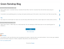 Tablet Screenshot of greenraindrop.blogspot.com