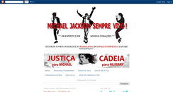 Desktop Screenshot of michaeljacksonsemprevivo.blogspot.com