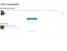 Tablet Screenshot of amiciinseparabili.blogspot.com