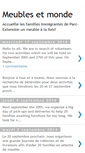 Mobile Screenshot of meublesetmonde.blogspot.com