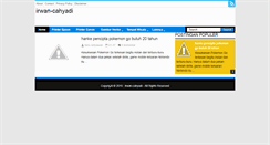 Desktop Screenshot of irwan-cahyadi.blogspot.com
