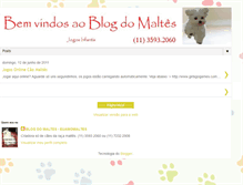 Tablet Screenshot of jogos-online-cao-maltes.blogspot.com