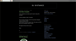 Desktop Screenshot of dj-distance.blogspot.com