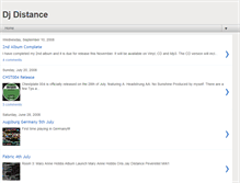 Tablet Screenshot of dj-distance.blogspot.com