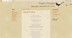 Desktop Screenshot of natalisdesigns.blogspot.com