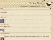 Tablet Screenshot of natalisdesigns.blogspot.com