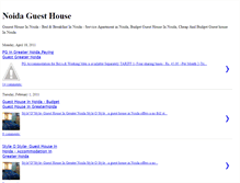 Tablet Screenshot of noidaguesthouse.blogspot.com
