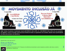 Tablet Screenshot of movimentoinclusaoja.blogspot.com