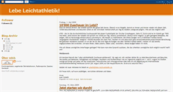 Desktop Screenshot of lebe-leichtathletik.blogspot.com