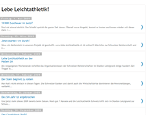 Tablet Screenshot of lebe-leichtathletik.blogspot.com