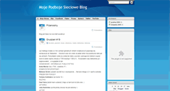 Desktop Screenshot of mojepodbojesieciowe.blogspot.com